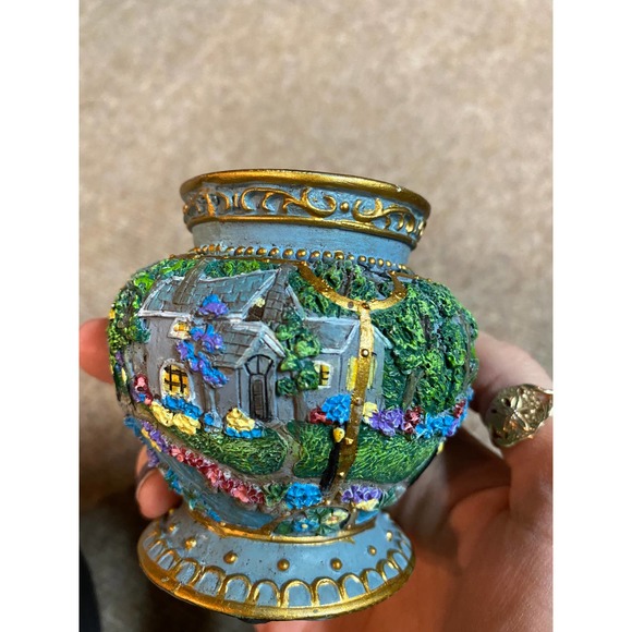 Decorative Handpainted Vase - Picture 3 of 5